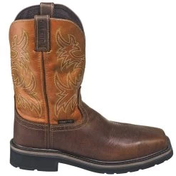 Justin Boots: Men's SE4812 Tan Composite Toe EH Non-Metallic Stampede Work Boots -Work Shoes Store justin wk4812 090 o 01