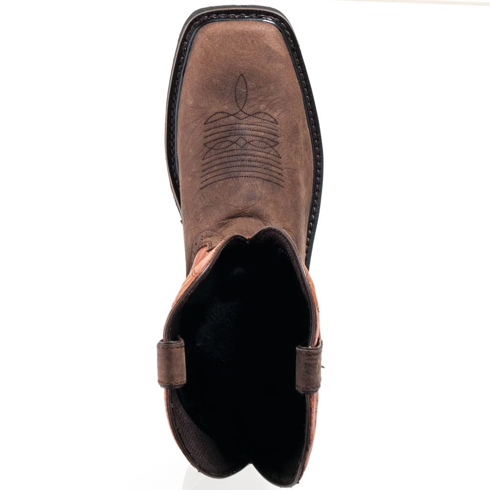 Justin Boots: Men's SE4944 Two Tone Leather EH Cowboy Work Boots 4 Justin Boots: Men's SE4944 Two Tone Leather EH Cowboy Work Boots - Image 2