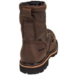 Justin Boots: Men's WK630 Brown Waterproof Composite Toe Met Guard Boots -Work Shoes Store justin wk630 b 01 1