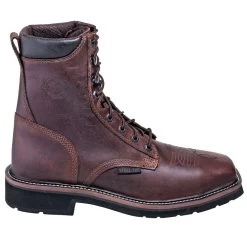 Justin Boots: Men's SE682 Steel Toe 8-Inch EH Stampede Work Boots 12 Justin Boots: Men's SE682 Steel Toe 8-Inch EH Stampede Work Boots -Work Shoes Store justin wk682 o 01