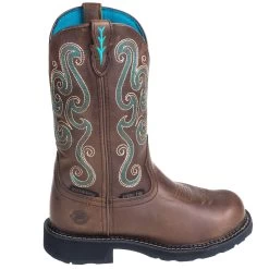Justin Boots: Women's GY9991 Waterproof Steel Toe EH Tan Gypsy Pull-On Work Boots -Work Shoes Store justin wkl9991 o 01