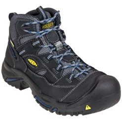 KEEN Utility Boots: Men's 1014605 Grey Waterproof EH Braddock Mid Hikers -Work Shoes Store keen 1014605 p 01