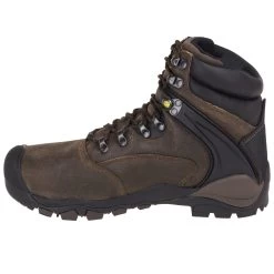 KEEN Utility Boots: Men's 1015401 Steel Toe Brown Waterproof Louisville 6-Inch Work Boots -Work Shoes Store keen 1015401 i 01