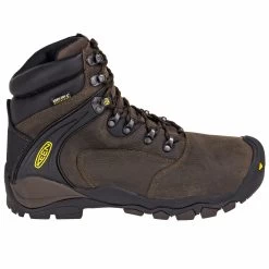 KEEN Utility Boots: Men's 1015401 Steel Toe Brown Waterproof Louisville 6-Inch Work Boots -Work Shoes Store keen 1015401 o 01