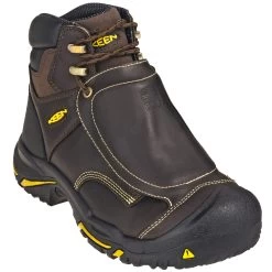 KEEN Utility Boots: Met Guard Men's 1016166 Steel Toe EH Brown Mt. Vernon Boots -Work Shoes Store keen 1016166 p 01