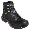 KEEN Utility Boots: Men's 1016778 Black 6-Inch Steel Toe EH Waterproof Mt. Vernon Work Boots -Work Shoes Store keen 1016778 p 001