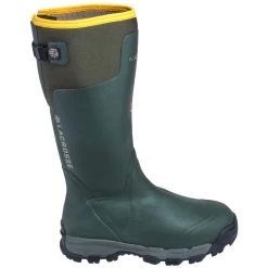 LaCrosse Boots: Men's 376011 Green Insulated Rubber Pro Hunting Boots -Work Shoes Store lacrosse 376011 o 01