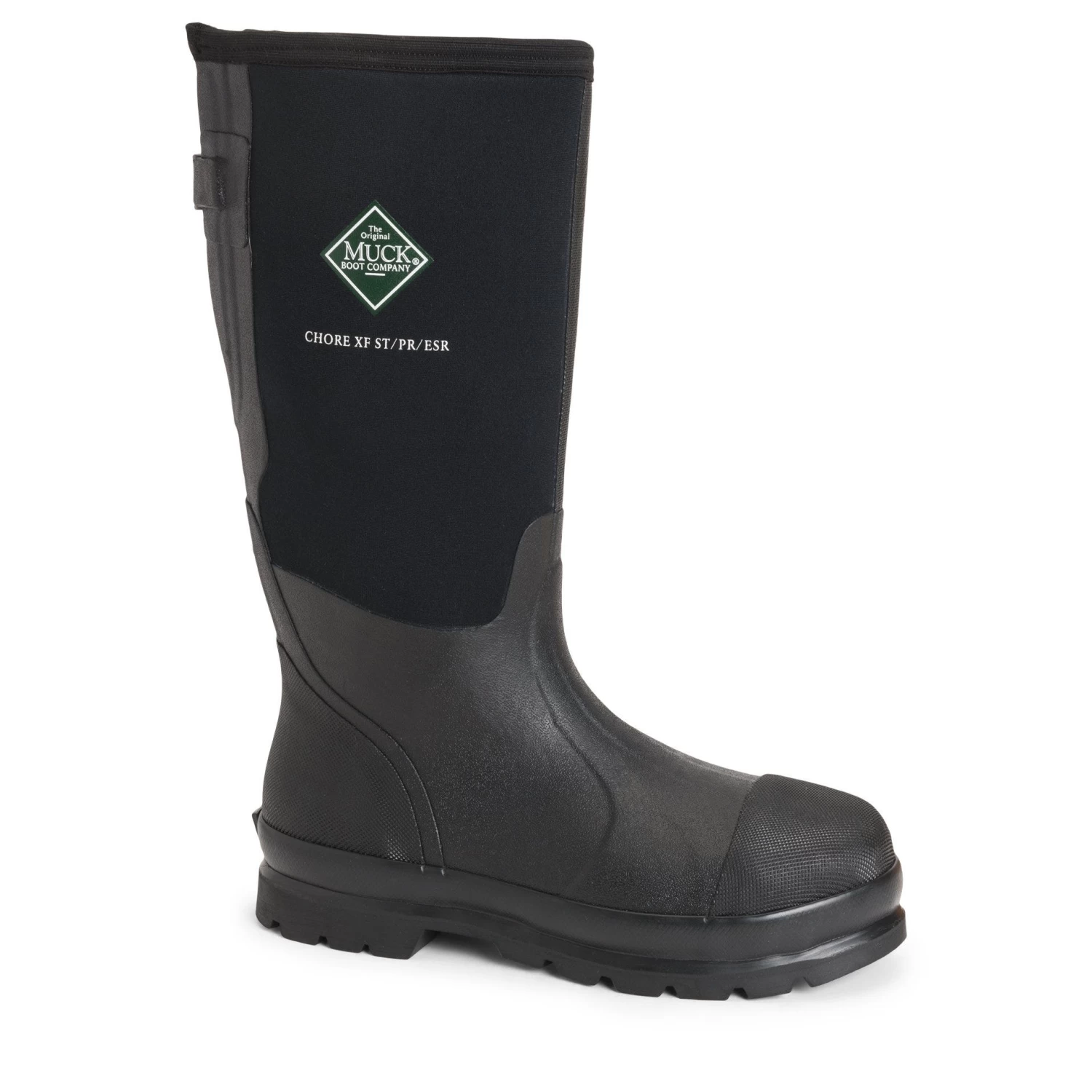 Muck Boots: Men's MCXF STL Black Chore Classic Tall Gusset Wide Calf Steel Toe Waterproof Boot 3 Muck Boots: Men's MCXF STL Black Chore Classic Tall Gusset Wide Calf Steel Toe Waterproof Boot