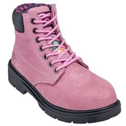 Moxie Boots: Women's 50162 Steel Toe Waterproof EH Pink Alice Work Boots -Work Shoes Store moxie alice 50162 p 01