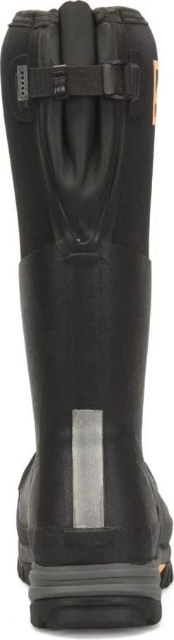 Matterhorn Boots: Men's MT203 Black Steel Toe 16" Mud Jumper Metguard Puncture Resisting Rubber Boot -Work Shoes Store mt203 500xauto heel