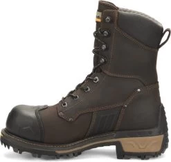Matterhorn Boots: Men's MT2560 Brown 8” Maximus 2.0 Composite Toe Waterproof Logger Work Boot -Work Shoes Store mt2560 500xauto instep