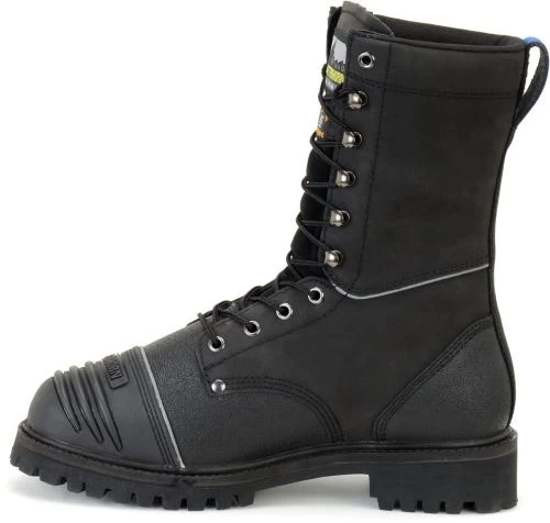 Matterhorn Boots: Men's MT903 Black 10" Waterproof Internal Metguard Work Boot 5 Matterhorn Boots: Men's MT903 Black 10" Waterproof Internal Metguard Work Boot - Image 3