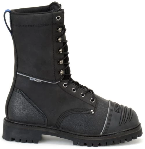 Matterhorn Boots: Men's MT903 Black 10" Waterproof Internal Metguard Work Boot 4 Matterhorn Boots: Men's MT903 Black 10" Waterproof Internal Metguard Work Boot - Image 2
