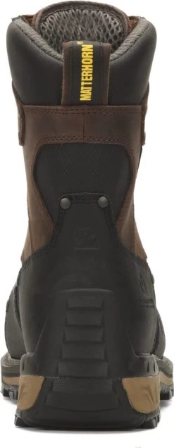 Matterhorn Boots: Men's MTC300 Brown 8” Composite Toe Waterproof Internal Metguard Work Boot -Work Shoes Store mtc300 500xauto heel