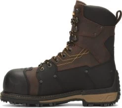 Matterhorn Boots: Men's MTC300 Brown 8” Composite Toe Waterproof Internal Metguard Work Boot -Work Shoes Store mtc300 500xauto instep