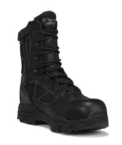 Tactical Research Boots: Men's TR998ZWPCT Black TR Chrome Side-Zip Waterproof CT Combat Boots 12 Tactical Research Boots: Men's TR998ZWPCT Black TR Chrome Side-Zip Waterproof CT Combat Boots -Work Shoes Store nu6fbmag