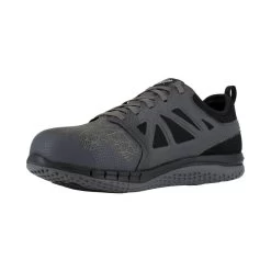 Reebok Shoes: Men's RB4252 Grey ZPRINT Work EH Steel Toe Athletic Oxfords -Work Shoes Store opkijlk