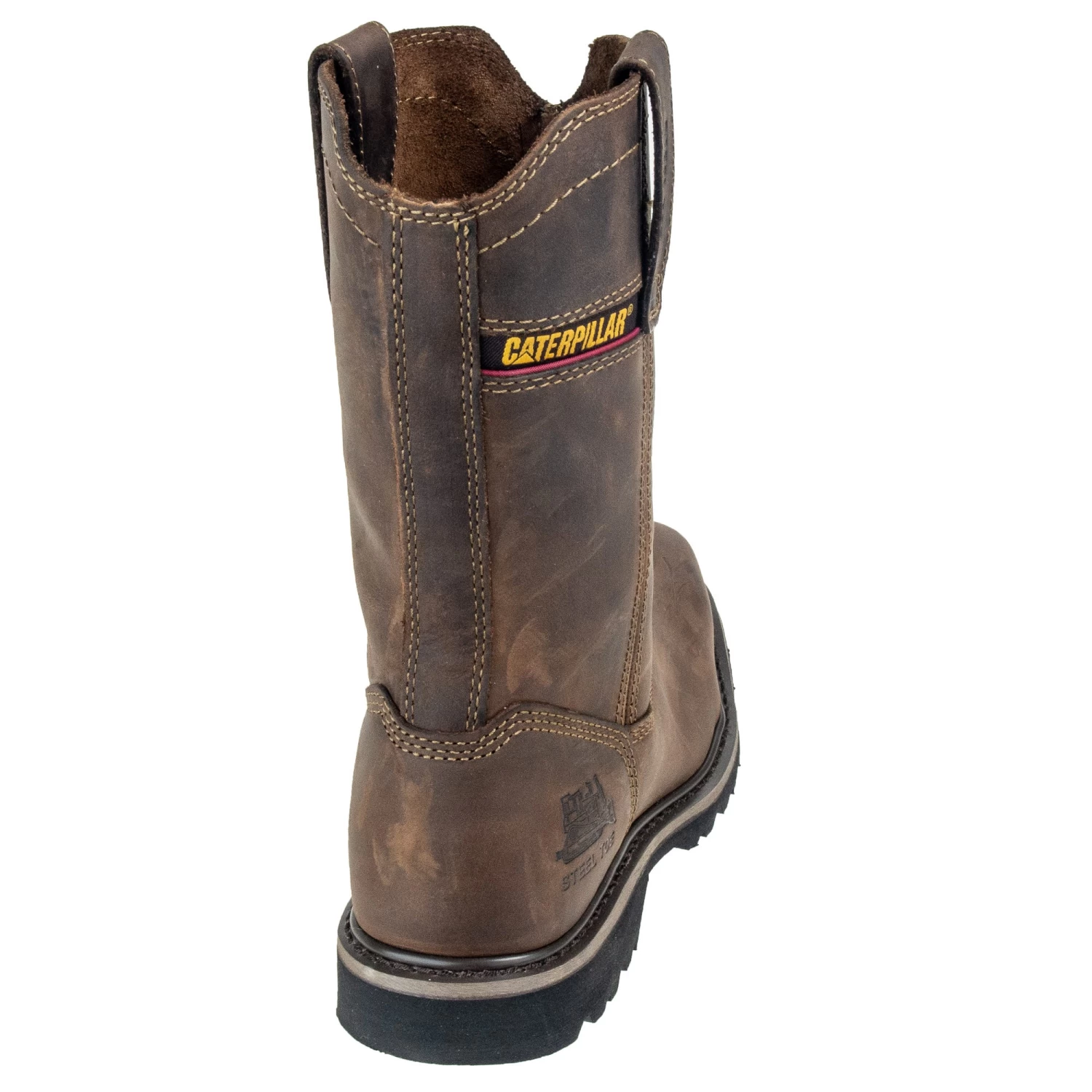 Caterpillar Shoes: Men's 90439 Steel Toe Pull-On Wellston Work Boots 5 Caterpillar Shoes: Men's 90439 Steel Toe Pull-On Wellston Work Boots - Image 3