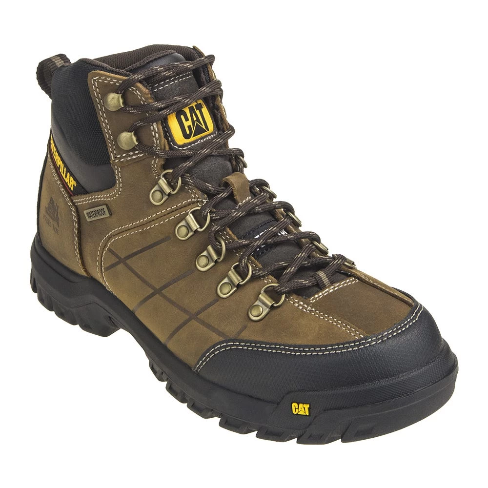 Caterpillar Boots: Men's 6 Inch Brown P90935 Threshold Waterproof Steel Toe Work Boots 9 Caterpillar Boots: Men's 6 Inch Brown P90935 Threshold Waterproof Steel Toe Work Boots - Image 7