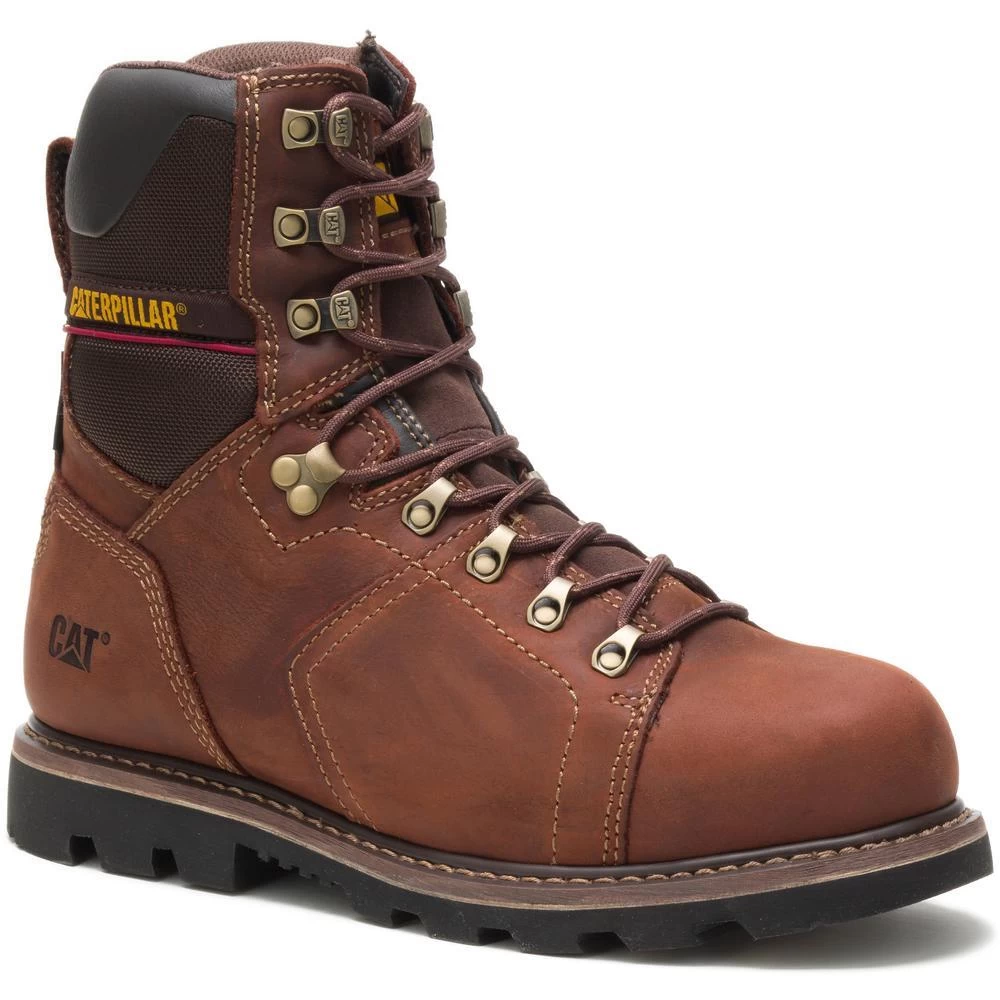 Caterpillar Boots: Men's Alaska 2.0 P90979 Brown Waterproof Thinsulate Steel Toe Boots 3 Caterpillar Boots: Men's Alaska 2.0 P90979 Brown Waterproof Thinsulate Steel Toe Boots