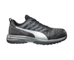 Puma Safety: Men's 644545 Charge Black Low Fiberglass Toe Athletic Work Shoe -Work Shoes Store puma