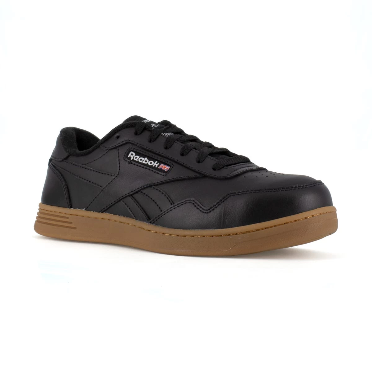 Reebok Shoes: Women's RB154 Black Gum Composite Toe Club Memt Classic Work Sneaker 3 Reebok Shoes: Women's RB154 Black Gum Composite Toe Club Memt Classic Work Sneaker