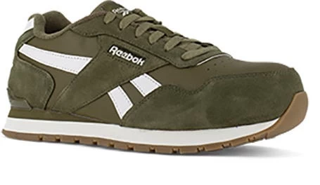 Reebok Shoes: Men's RB1980 Olive White Composite Toe EH Classic Work Shoe 3 Reebok Shoes: Men's RB1980 Olive White Composite Toe EH Classic Work Shoe