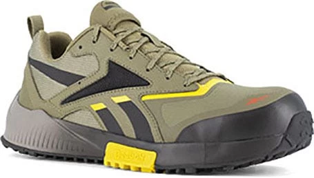 Reebok Shoes: Men's RB3240 Green Yellow Black Composite Toe EH Trail Athletic Work Shoe 3 Reebok Shoes: Men's RB3240 Green Yellow Black Composite Toe EH Trail Athletic Work Shoe