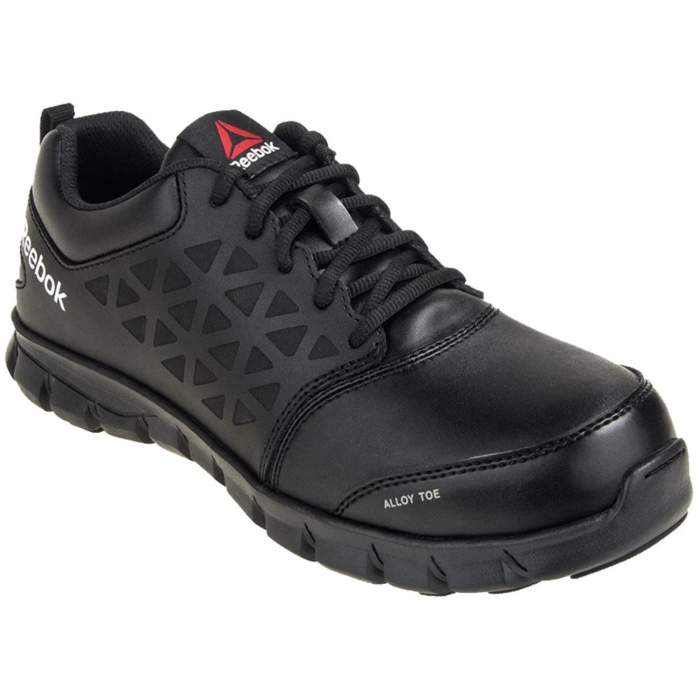 Reebok Shoes: Men's Black Alloy Toe RB4047 Sublite Cushion EH Athletic Work Shoes 3 Reebok Shoes: Men's Black Alloy Toe RB4047 Sublite Cushion EH Athletic Work Shoes