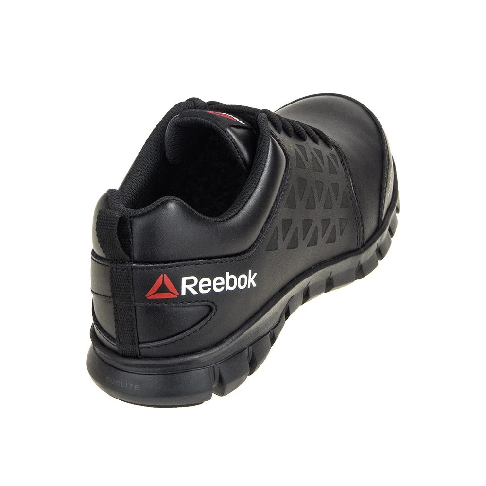 Reebok Shoes: Men's Black Alloy Toe RB4047 Sublite Cushion EH Athletic Work Shoes 8 Reebok Shoes: Men's Black Alloy Toe RB4047 Sublite Cushion EH Athletic Work Shoes - Image 6