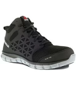 Reebok Shoes: Women's RB411 Sublite EH Alloy Toe Black Athletic Mid Shoes -Work Shoes Store rb4141 main