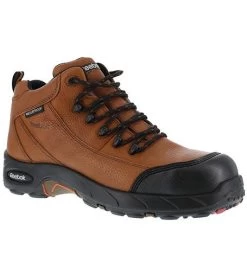 Reebok Boots: Men's Brown RB4444 Tiahawk EH Waterproof Hiking Boots