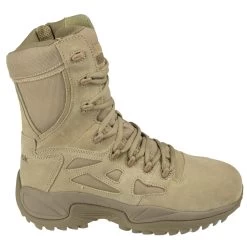 Reebok Boots: Men's Tan RB8894 Rapid Response EH Composite Toe Military Boots -Work Shoes Store rb8894 2