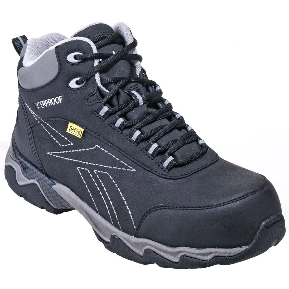 Reebok Boots: Men's RB1067 Black Met Guard Waterproof Composite Toe Boots 5 Reebok Boots: Men's RB1067 Black Met Guard Waterproof Composite Toe Boots - Image 3