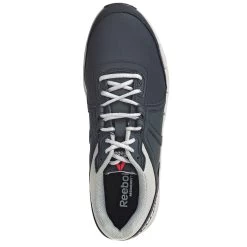 Reebok Shoes: Men's Navy Blue RB3502 EH Steel Toe Grey Guide Performance Cross Trainers -Work Shoes Store reebok rb3502 t 01