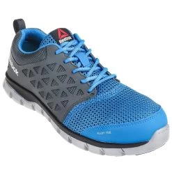 Reebok Shoes: ESD Men's RB4040 Alloy Toe Blue/Grey Sublite Cushion Athletic Oxfords -Work Shoes Store reebok rb4040 p 01