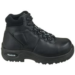 Reebok Boots: Men's Black RB6750 Trainex EH Non Metallic Composite Toe Boots -Work Shoes Store reebok rb6750 o 01