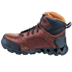 Reebok Boots: Men's RB7005 Brown Composite Toe ESD 6-Inch ZigKick Non-Metallic Athletic Work Boots -Work Shoes Store reebok rb7005 i 01