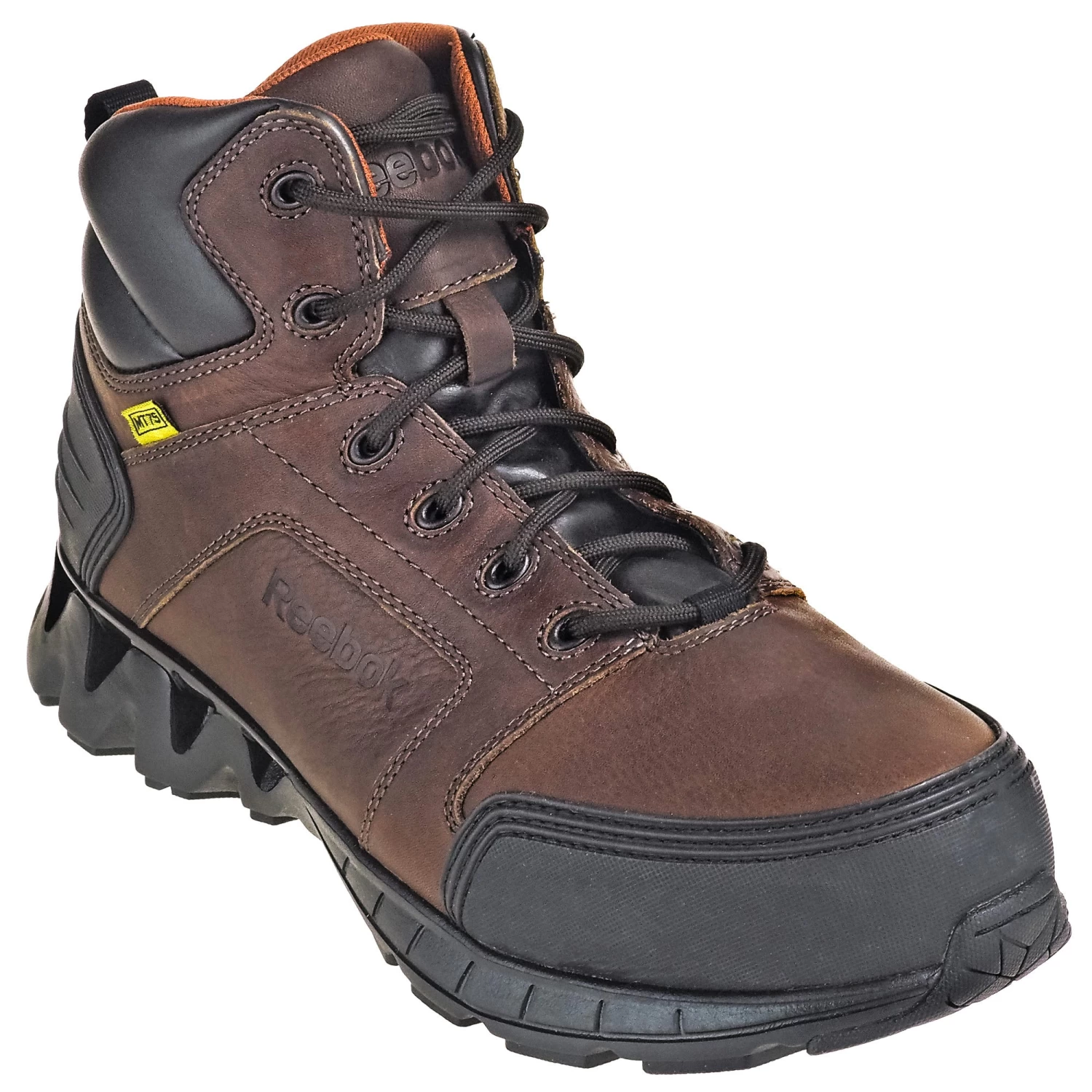 Reebok Boots: Men's RB7605 EH Internal Met Guard Carbon Safety Toe Brown ZigKick Hikers 7 Reebok Boots: Men's RB7605 EH Internal Met Guard Carbon Safety Toe Brown ZigKick Hikers - Image 5