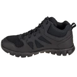Reebok Boots: Men's Sublite Non-Metallic Black RB8405 Slip-Resistant Duty Boots -Work Shoes Store reebok rb8405 i 01