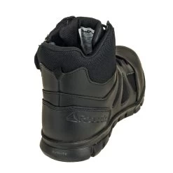 Reebok Boots: Men's 6-Inch RB8605 EH Black Sublite Cushion Side Zip Tactical Boots -Work Shoes Store reebok rb8605 b 01