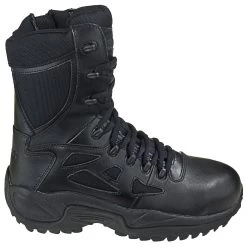 Reebok Boots: Men's Black RB8874 Rapid Response EH Composite Toe Military Boots -Work Shoes Store reebok rb8874 o 01