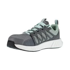 Reebok Shoes: Women's RB316 Grey Mint Green Composite Toe Athletic Shoe -Work Shoes Store reebok rb316 fusion flexweave work 03