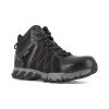 Reebok Footwear: Men's RB3401 Trailgrip Hitop Black Grey Waterproof Boots -Work Shoes Store reebok rb3401 trailgrip work 02edit