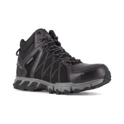 Reebok Footwear: Men's RB3401 Trailgrip Hitop Black Grey Waterproof Boots