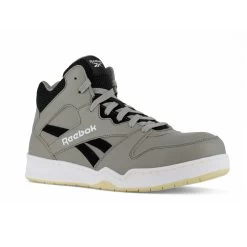 Reebok Shoes: Men's RB4136 Grey/Black Composite Toe EH Slip Resistant High Top Work Sneaker -Work Shoes Store reebok rb4136 bb4500 02