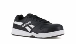 Reebok Shoes: Men's RB4162 Black/White Composite Toe EH Slip Resistant Low Cut Work Sneaker