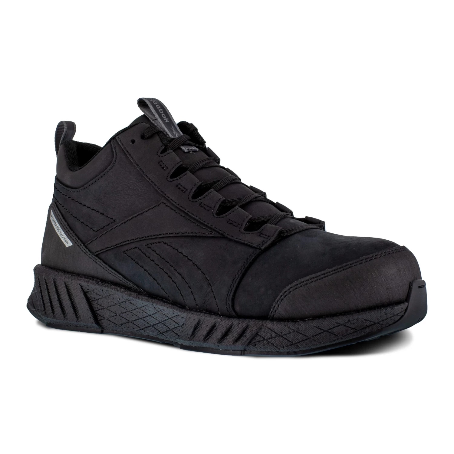 Reebok Shoes: Men's RB4301 Black Fusion Formidable Composite Toe Slip Resistant Athletic Mid Shoe 4 Reebok Shoes: Men's RB4301 Black Fusion Formidable Composite Toe Slip Resistant Athletic Mid Shoe - Image 2