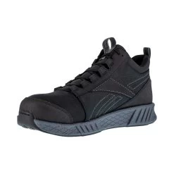 Reebok Shoes: Men's RB4302 Black Grey Fusion Formidable Mid Composite Toe ESD Slip Resistant Athletic Shoe 9 Reebok Shoes: Men's RB4302 Black Grey Fusion Formidable Mid Composite Toe ESD Slip Resistant Athletic Shoe -Work Shoes Store reebok rb4302 fusion formidable work 03 1