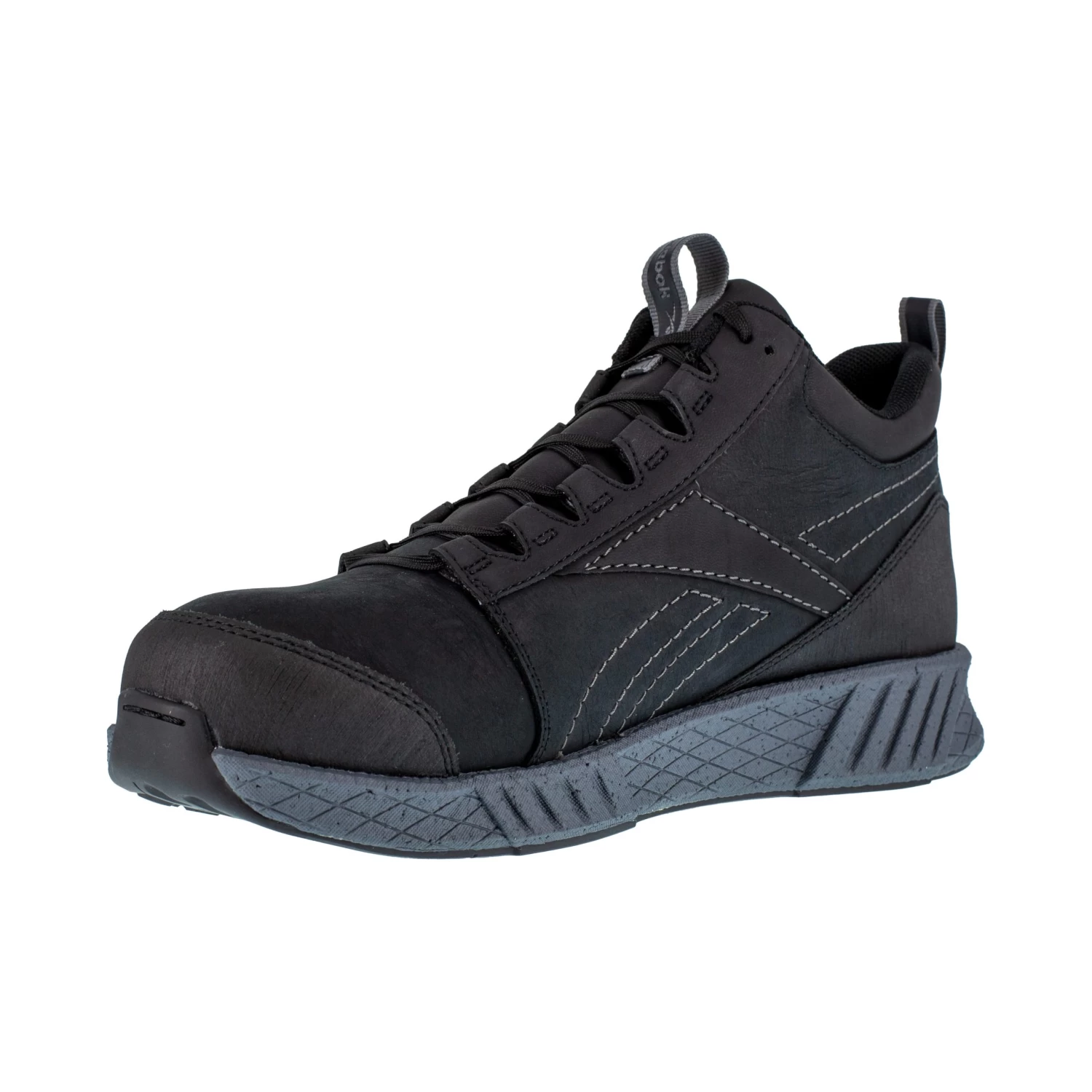 Reebok Shoes: Men's RB4302 Black Grey Fusion Formidable Mid Composite Toe ESD Slip Resistant Athletic Shoe 6 Reebok Shoes: Men's RB4302 Black Grey Fusion Formidable Mid Composite Toe ESD Slip Resistant Athletic Shoe - Image 4